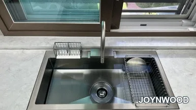 문경 사각싱크볼 교체 비용 안내 키친앤싱크 KS974E 확장타공으로 더 넓고 쾌적한 주방 만들기 · 현장 사진