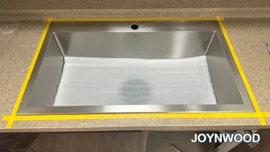 대구 동구 사각볼 설치 싱크볼과 수전함께 교체하기 · 현장 사진