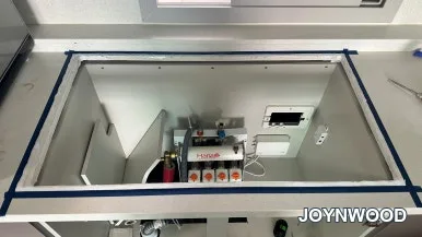 대구광역시 신매동의 넓고 주방과 어울리는 사각 싱크볼 설치하기! · 현장 사진