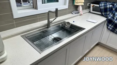 경산 설거지통 교체, 상판 절단 후 사각씽크볼 새로 설치하기 · 현장 사진