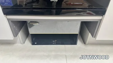 오븐장 밑으로 로봇청소기, 안동 영무예다음 로봇장 작업 · 현장 사진