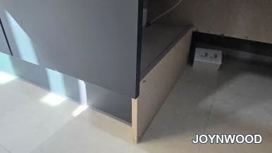 구미 로봇청소기장 리폼 비용 안내 직배수 스테이션 수납장 제작 후기 · 현장 사진
