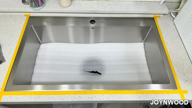설거지 공간 교체 후기, 대구 북구 노후화된 싱크대 개선 프로잭트 · 현장 사진