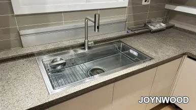 중흥S클래스 설거지통 교체, 대리석 상판에 사각씽크볼 설치 후기 · 현장 사진